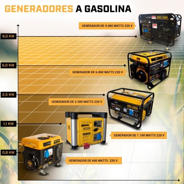 2009072606 19 600x600 - GENERADOR BENCINERO 6,3 KW 220 V SGG7500E